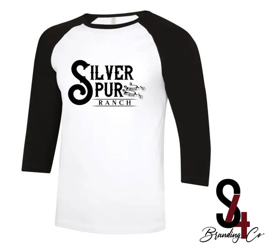 Silver Spur 3/4 sleeve t-shirts