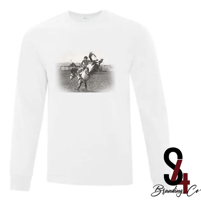 Back when they Bucked - Paint Horse Long Sleeve